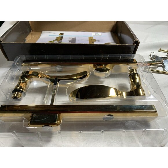 Hinged Patio Door Handle System Filled with Lever Handle Mortise Lock Set Univsl - Picture 10 of 13